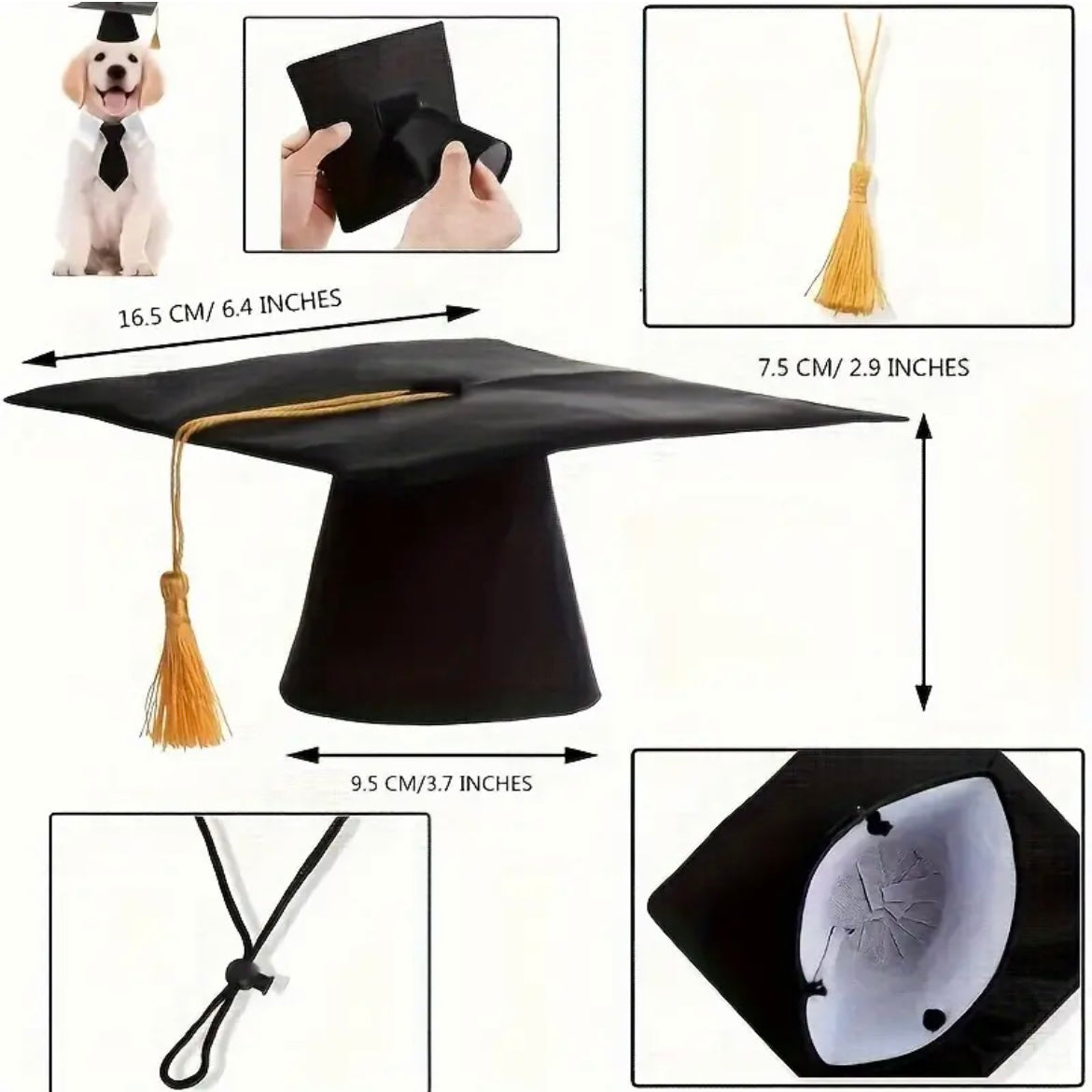 Pet Graduation Cap